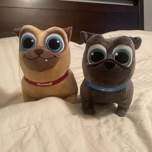 Disney Store Rolly & Bingo Puppy Dog Pals Plush